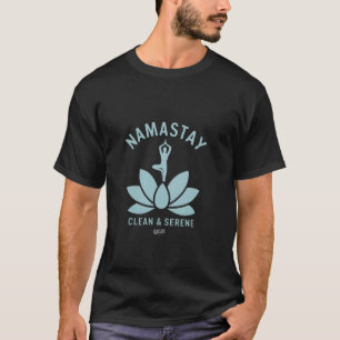 Saubere friedliche Yoga Narcotics Anonymous NA AA  T-Shirt