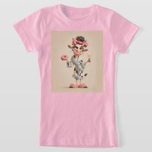 Saubere Kuh im Wellness-Center-Modus T-Shirt