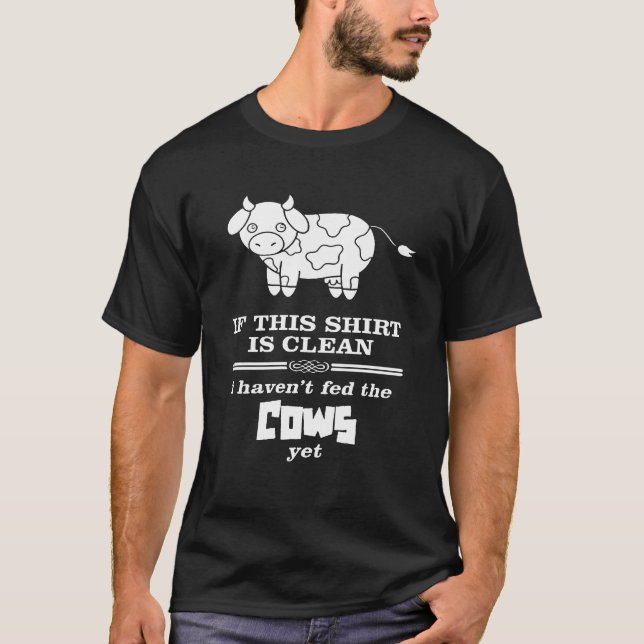 Saubere Kühe T-Shirt (Vorderseite)