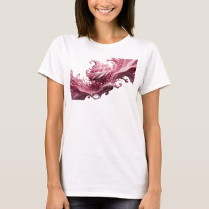 Saubere Pink ABSTRACT ART Kundenspezifisches T-Shi T-Shirt