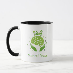 Saubere psychische Gesundheit Kaffee Sei nett zu Tasse