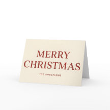 Saubere Serif-Retro-Schriftart Frohe Weihnachten