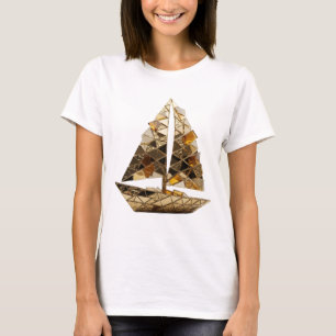 Saubere Silber ABSTRACT ART Abstrakte Gestaltung T-Shirt