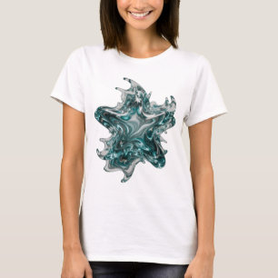 Saubere Silber ABSTRACT ART Abstrakte Gestaltung T-Shirt