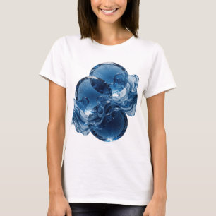 Saubere Silber ABSTRACT ART Gestaltung T-Shirt