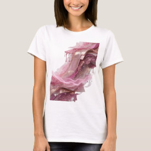 Saubere Silber ABSTRACT ART Gestaltung v2 T-Shirt