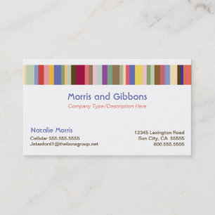 Saubere und einfache visitenkarte