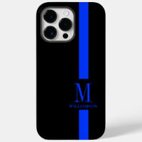 Saubere und minimale Monogramm | Thin Blue Line |