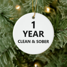 Saubere und nüchterne Erholung Weihnachten