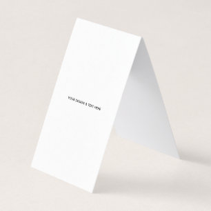 Saubere weiße minimalistische Dankeskkarte für Kra