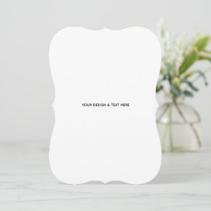 Saubere weiße minimalistische Dankeskkarte für Kra