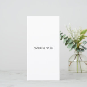 Saubere weiße minimalistische Dankeskkarte für Kra