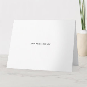 Saubere weiße minimalistische Dankeskkarte für Kra Dankeskarte