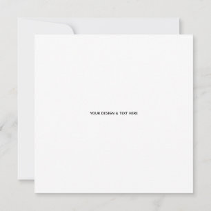 Saubere weiße minimalistische Dankeskkarte für Kra Dankeskarte