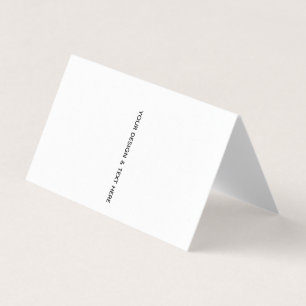 Saubere Weiße Minimalistische Lehrer-Dankeskarte