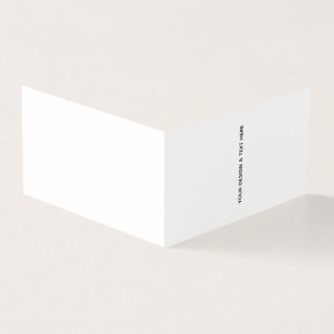 Saubere Weiße Minimalistische Lehrer-Dankeskarten
