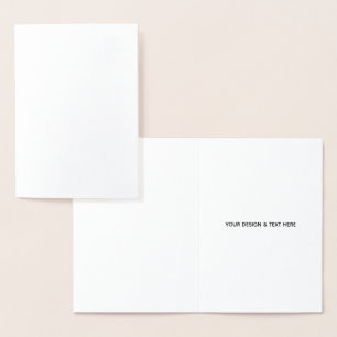 Saubere Weiße Minimalistische Lehrer-Dankeskarten Folienkarte