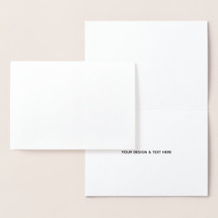 Saubere Weiße Minimalistische Lehrer-Dankeskarten Folienkarte