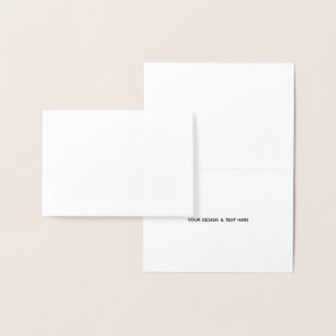 Saubere Weiße Minimalistische Lehrer-Dankeskarten Folienkarte