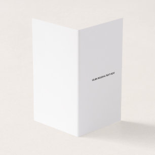 Saubere weiße minimalistisches Dankeschön-Karte fü