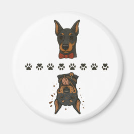 Sauberer Dobermann Dirty Dobermann Kein Text Gesch Magnet