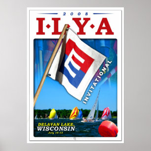 "Sauberer" Druck e-Rennens 2008 Poster