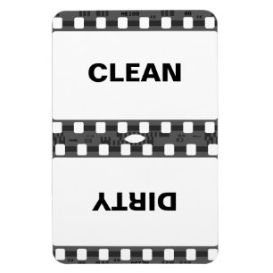 Sauberer Kühlschrank Magnet