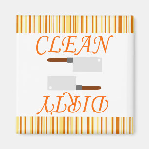 Sauberer oder schmutziger magnet