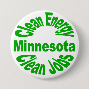 Sauberer Schmirgel Minnesotas - saubere Jobs Button