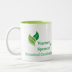 Sauberes Gärtnern Gärten Zeit Pflanzenliebhabe Zweifarbige Tasse
