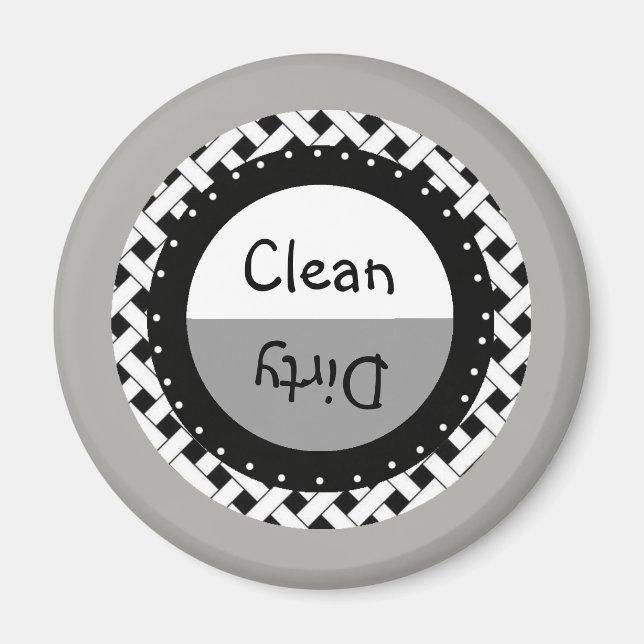 Sauberes Geschirrspüler Magnet (Vorne)