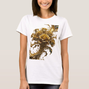 Sauberes Gold GOLDEN ROSES Custom-T-Shirt T-Shirt