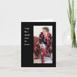 Sauberes Haus?oder im Garten spielen? Karte