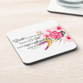 Sauberes Herz Getränkeuntersetzer