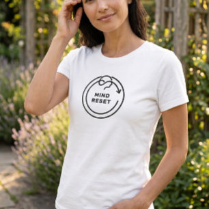 Sauberes Minimalistisches Achtsamkeits- und Wellne T-Shirt