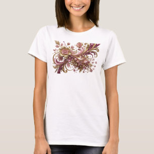 Sauberes Orange ABSTRACT ART Grafik-T-Shirt T-Shirt