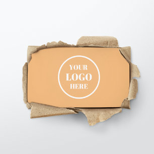 Sauberes Orange-Logo für kundenspezifische Geschäf Visitenkarte