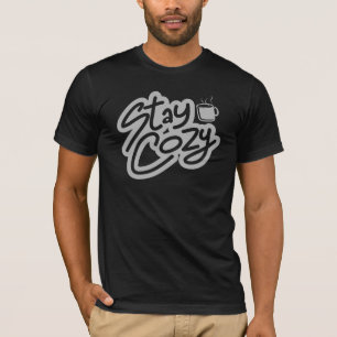 Sauberes Schwarz-Weiß Clean Trendy T-Shirt