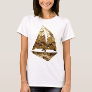 Sauberes Silber ABSTRACT ART Künstlerisches Motiv T-Shirt