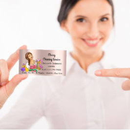 Sauberkeit des Hauses Reinigungsservice Haushaltsh Visitenkarte