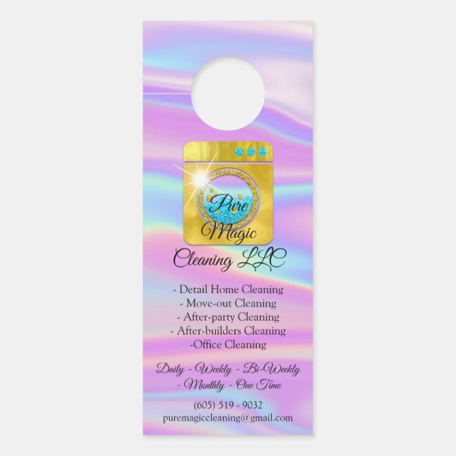 Sauberkeit Reinigungsservice Transport Reinigung W Türanhänger (Vorderseite)