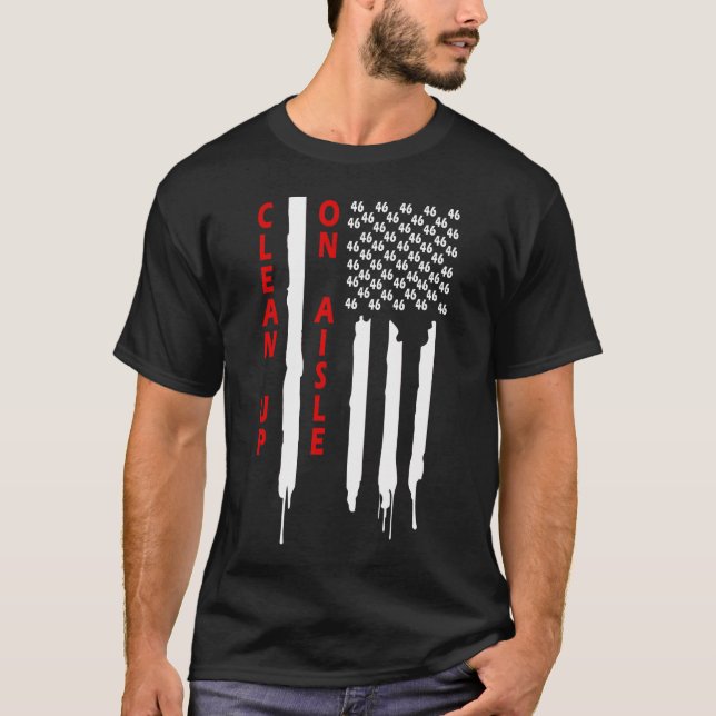 Saubermachen am Gang 46 Aufprallbiden T-Shirt (Vorderseite)