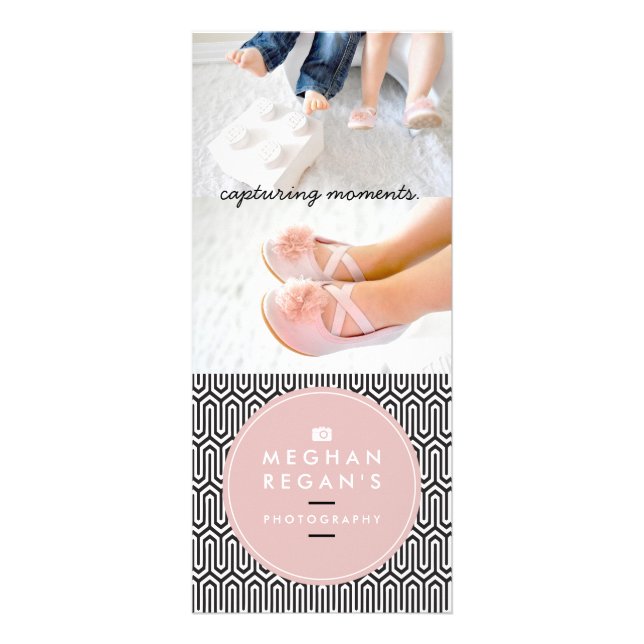 Säubern Sie Entwurfs-Gestell-Karte - Werbekarte (Vorne)