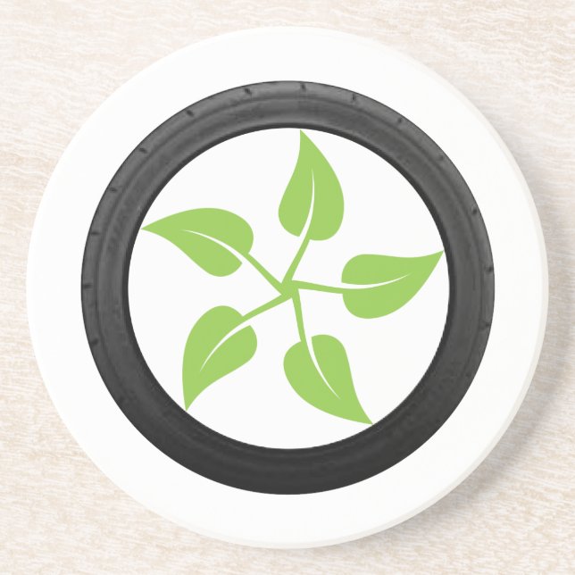 Säubern Sie grünen Power Untersetzer (Vorne)