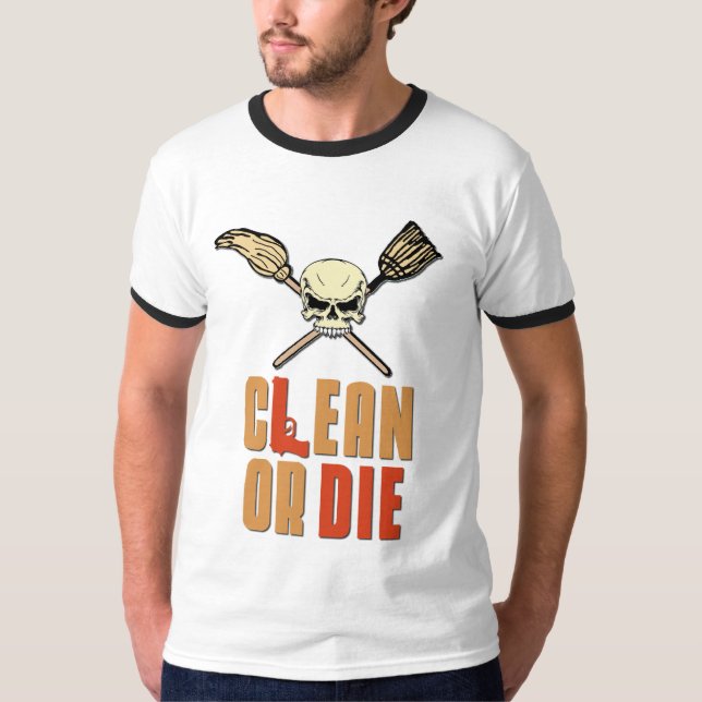 Säubern Sie oder die T-Shirt (Vorderseite)