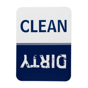 Säubern Sie schmutzige Marine-Blau-Spülmaschine Magnet