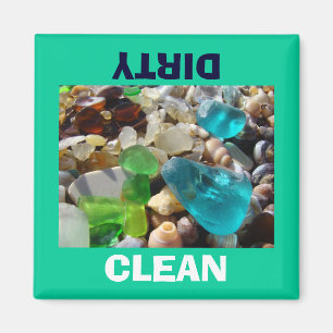 SÄUBERN Sie schmutzigen Spülmaschinenmagneten Magnet