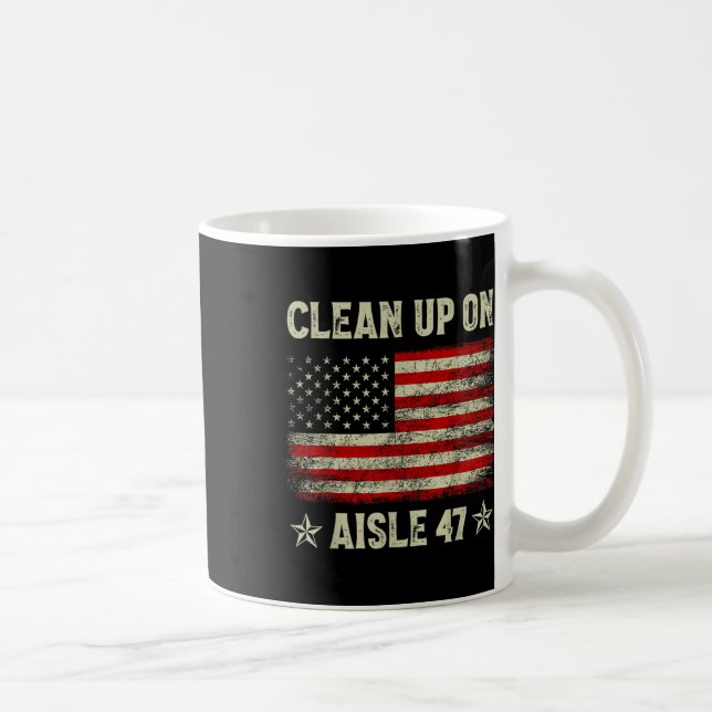 Säuberung des Aisle 47 Impeach 47 Anti Trump 86 47 Kaffeetasse (Rechts)