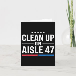 Säuberung des Aisle 47 Impeach 47 Anti Trump Karte