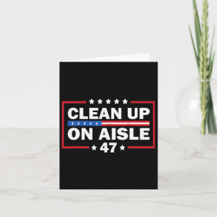 Säuberung des Aisle 47 Impeach 47 Anti-Trump-Präsi Karte